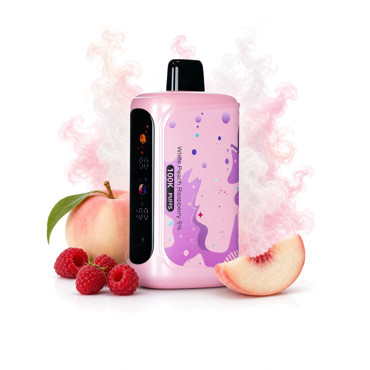 White Peach Raspberry HorizonTech 100K Puffs Disposable Vape
